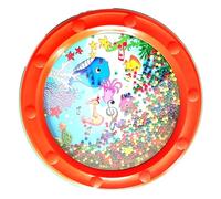 Generic Tamburo Ocean Wave Tamburo in Plastica Resistente per attività Educative e di Intrattenimento, Coltiva L'interesse per la Musica per Bambini, Portatile per Ogni Occasione, 1 X Oceanico Wave