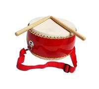 Generic Tamburo per bambini Tamburello a mano Regali musicali Strumenti a percussione Tamburi cinesi, tamburo a vita rotonda