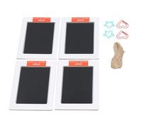 Generic Tampone di Inchiostro Baby Touch Asciugatura Rapida per Kit di Impronte di Mani Neonate per Zampa di Animale Domestico, 4 Pezzi (Accessori Love Heart Five Star)
