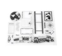 Generic Tamponi, Cuscinetti in Silicone, Francobolli Trasparenti Delicati e Strutturati, Sano per lo Scrapbooking per Bambini per la Casa della Carta