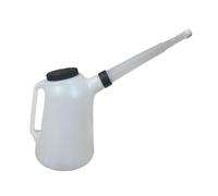Generic Tanica Universale per Olio Da 5 Litri con Coperchio, Resistente, con Contenitore Dosatore, Efficiente per Dosare E Misurare L'olio per Auto, Senza 2 Imbuto
