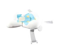 Generic Tappetino da Bagnetto Galleggiante, Supporto Regolabile per Mani Libere per Genitori, Materiale Morbido per Neonati, Delicato Sulla Pelle Delicata (WHITE)