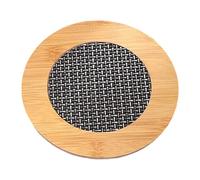 Generic Tappetino Isolante Termico per Ciotola, in Legno, Decorazione Da Cucina, Tovaglietta Antiscivolo, Sottobicchiere per Il Tè, per Tavolo Da Cucina, Fest, Girare