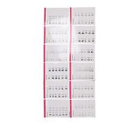 Generic Tappetino per Allenamento per Unghie Multiforme per Unghie Stereografo Lavabile Riutilizzabile 12 modalità Foglio per Esercitazioni per Nail Art per Artista delle