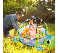 Generic Tappetino per attività da Palestra per Bambini con 30 Palline Oceaniche, Adatto per la Crescita Dal Neonato Ai Bambini piccoli; Dimensioni Super Grandi per lo Sviluppo del Movimento Motorio