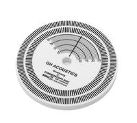 Generic Tappetino per Disco Stroboscopico per Giradischi HiFi, Stroboscopio, Rilevamento della velocità in Materiale PVC per Dischi per Uso Domestico e Professionale
