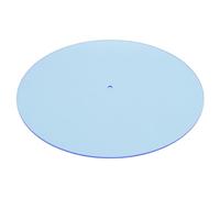 Generic Tappetino per Giradischi Tappetino in Materiale Acrilico Che Smorza la Risonanza per gli Amanti della Musica del Giradischi da 12 Pollici Uscita Chiara (azzurro)