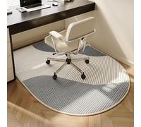 Generic Tappetino per sedia da ufficio, tappeto, gioco per computer, tappetino per sedia a rotelle, antiscivolo, insonorizzato, grigio, 150 x 90 cm