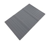 Generic Tappetino Pieghevole per Asciugare i Piatti in Silicone Tappetino per Asciugatura Rapida della Ciotola per Piccola Resistente Al Calore (GREY)