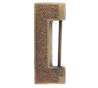 Generic Tasti Vintage, Tasti Antichi Tubolari di Blocco con Speciale Lucchetto del Delicato Vecchia Intagliato di Rame Antico Cinese per Regali per Matrimoni di Gioielli (Distanza 5 cm)