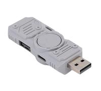 Generic Tastiera da Gioco Wireless con Cavo e Adattatore per Mouse, Risposta Rapida, Gioco Mobile - Convenzione per i Giocatori