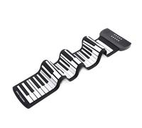 Generic Tastiera Musicale Pieghevole per Pianoforte Arrotolabile a 61 Tasti con Funzioni Multiple per Principianti e Bambini Realizzata in Silicone Ecologico