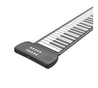 Generic Tastiera per Pianoforte, Pianoforte Portatile 49 Tastiera Morbida Silicone Pieghevole Piano Silenzioso Pratica Silenziosa per Bambini e Adulti (49 tasti)