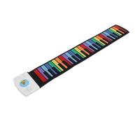Generic Tastiera Portatile Ricaricabile per Pianoforte Roll Up per Bambini Principianti, 49 Tasti 47 Timbri Lettore MP3 14 Brani Demo, Scelta per gli Appassionati di Musica