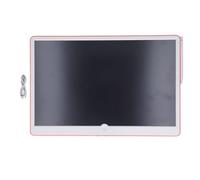 Generic Tavoletta LCD per Scrittura, Schermo Grande, Cancellabile, Tavolo da Disegno Elettronico Portatile, Tavoletta per Doodle Colorata, con Penna, per Ragazze e Ragazzi (Rosa e bianco)