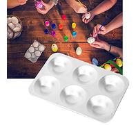 Generic Tavolozza del Vassoio di Verniciatura, Tavolozza della Palette di Gouache in Alluminio con Design Unico per Studente (Rettangolare a 6 buche)