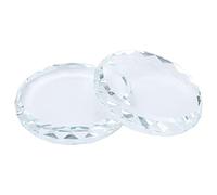 Generic Tavolozze per Nail Art Tavolozza per Miscelare Smalti per Unghie in Cristallo per Colla per Ciglia Finte per Artisti Professionisti delle Unghie e Uso Domestico, 2 Mini Tavolozze per 1,97