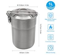 Generic Tazza da Campeggio, Tazze da caffè da Campeggio da Tazza di caffè da con Manico Pieghevole in all'aperto da tè per tè Ad Acqua per Escursioni in Via di Spicco in