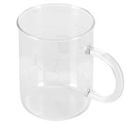 Generic Tazza in Vetro Borosilicato con Manico e Scala Graduata per tè e caffè, Tazza Chimica di Grande capacità per gli Amanti della Scienza e L'uso in