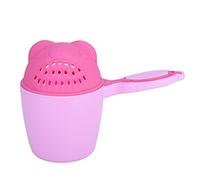 Generic Tazza per Shampoo per Bambini, Sciacquone per Capelli Staccabile, Facile da Pulire, per Fare il Bagno Ai più Piccoli, con Comodo Design a Manico di Pesce (PINK)