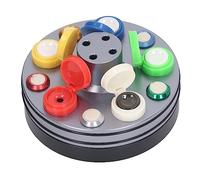 Generic Tazze di Olio di Orologio Orologio Rotabile Tazze di Olio di Rotanti per Squisito Piatto di Metallo di Fascia Alta Piatto di in Acciaio Rotante a Penna per per la