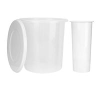 Generic Tazze Trasparenti Riutilizzabili per Stampi per Ghiaccio Tritato per Dolcetti Ghiacciati Nelle Forniture Domestiche 17,5x17x13 Cm