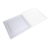 Generic Teglia da Forno e Set di Griglie Design Ottimizzato del Flusso D'aria per Forni SP101 SP100 Acciaio Inossidabile 1 Set