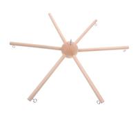 Generic Telaio Mobile in Legno 6 Bracci per Decorazione Camera Ragazzo Ragazza, Struttura Stabile e Design a Sei Gambe, Kit Mobile Fai-da-te per Arredamento Ragazzo Ragazza
