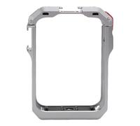 Generic Telaio Protettivo per Gabbia della Fotocamera Design Accurato Slitta Fredda Versatile e Porte a Vite da 1/4" per Kit Fotografico Interfaccia Base Fotocamera Panoramica 360 (GREY)