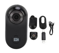Generic Telecamera per il Corpo, Azione Wifi Azione Wifi Wifi Wedable App Che Si Collega con di Copertura Protettiva a Montaggio Magnetico per il Lavoro a Piedi (BLACK)