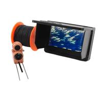 Generic Telecamera Subacquea per la Pesca, Schermo da 4.5 Pollici Batteria da 8000 mAh Display IPS Rilevatore di Pesca sul Ghiaccio con Visione Notturna a Infrarossi