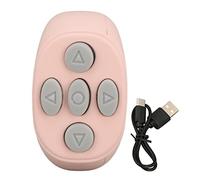 Generic Telecomando, Anello Multifunzione Telefono Wireless Otturatore Selfie con Pagina su giù Sinistra Destra Controllo Volume per 8.0 e Versioni Successive (PINK)
