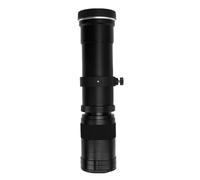 Generic Teleobiettivo a Mirrorless Teleobiettivo, Fotocamera LENS da 420 a 800 Mm Focus Manuale per Luna (BLACK)