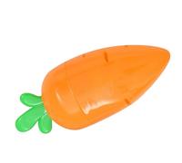 Generic Temperamatite Rinfrescante a Forma di Carota per Bambini, Insegnanti | Temperamatite Portatile Piccolo in Plastica da 3,15 X 1,18 Pollici