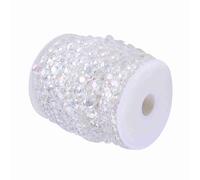 Generic Tenda con Perline in Acrilico Trasparente, Elegante Decorazione per la Reception, Corda da 30 M, Artigianato Fai-da-te per Eventi Speciali, Romanticismo (Colore AB)