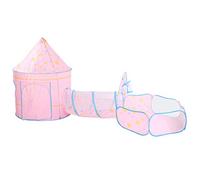Generic Tenda da Gioco Premium per Bambini, 3 Pezzi, Tunnel Strisciante, Tenda da Gioco, Set da Interno per Avventure per Bambini, Materiale Sicuro in Poliestere 190T, Incoraggia L'innovazione e la