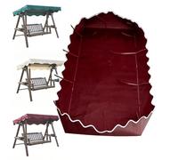 Generic Tenda Di Ricambio Per Altalena Giardino Copertura Tettuccio Dondolo | Telo Di Ricambio Per Altalena Hollywood Grande 160cm 170cm 180cm 200cm(Burgundy,175 x 110cm)