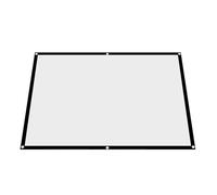 Generic Tenda per Proiettore Portatile di Alta qualità 4:3, Schermo per Proiezione Pieghevole da 60 Pollici per Cinema All'aperto - Proiezione Anteriore o Posteriore Traslucida (100 pollici)