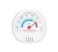 Generic Termometro a Quadrante Grande, Termometro per Congelatore Sicuro e Durevole, per Congelatore con Quadrante Grande, per Cottura Facile a -leggi, Giallo, Bianco (opzionale) (WHITE)