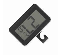 Generic Termometro Elettronico Impermeabile Ad Alta Precisione per Frigorifero e Congelatore con Pulsante di Commutazione e Dimensioni Compatte (BLACK)