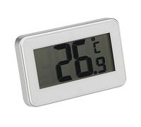 Generic Termometro Elettronico Impermeabile Ad Alta Precisione per il Monitoraggio della Temperatura del Frigorifero e del Congelatore, Design Compatto e Portatile, Ideale per L'uso Domestico (WHITE)