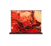 Generic Tessuto Di Cristallo Nero For Schermo In Aumento Da Pavimento Elettrico For Proiettore LT Ultra Sottile 92-120 Pollici 8K 3D Anti-luce ALR Home(100 inch)