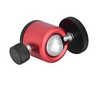 Generic Testa a Sfera Girevole a 360° con Design a Movimento Fluido per Fotocamere DSLR e Treppiedi, Ideale per Fotografi e Operatori Video (rosso)