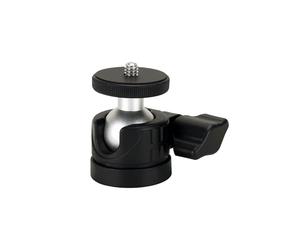 Generic Testa a Sfera per Treppiede con Rotazione di 360 Gradi per Fotocamera e Luce LED, Supporto per Fotocamera Mini Testa a Sfera in Lega di Alluminio Leggera per Influencer di Social Media e