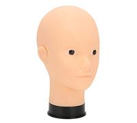 Generic Testa di Manichino per Addestramento Al Trucco con Base Nera Design Squisito in PVC per Esposizione di Parrucche e Cappelli 1 Pezzo (Nessuno stile di trucco)