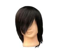 Generic Testa di Manichino per Capelli, Attrezzatura Da Salone per Parrucchieri, Testa per La Formazione sul Taglio Dei Capelli Ricci.