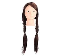 Generic Testa di Manichino per Capelli Lunghi Testa di Allenamento per la Pratica dello Styling Facile Usare per la Formazione del Parrucchiere, Comoda per la Pratica del Parrucchiere