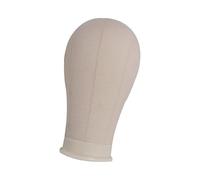 Generic Testa di manichino per espositore per cappelli modello parrucca per barbiere che realizza cappelli per parrucche, 22inch