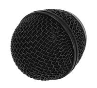 Generic Testa di Ricambio per Griglia per Microfono in Rete di Acciaio Inossidabile per SM58S BETA58A SA M30, Protezione per Griglia in Schiuma per Parabrezza, Diametro Interno 1,22", per Cantanti