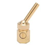 Generic Testa di Spruzzo D'acqua Regolabile con Ugello per Fontana in Ottone per Uso Paesaggistico con Laghetto da Giardino Alta Resistenza e Resistente Alla Corrosione 1 unità (4 punte 20mm denti